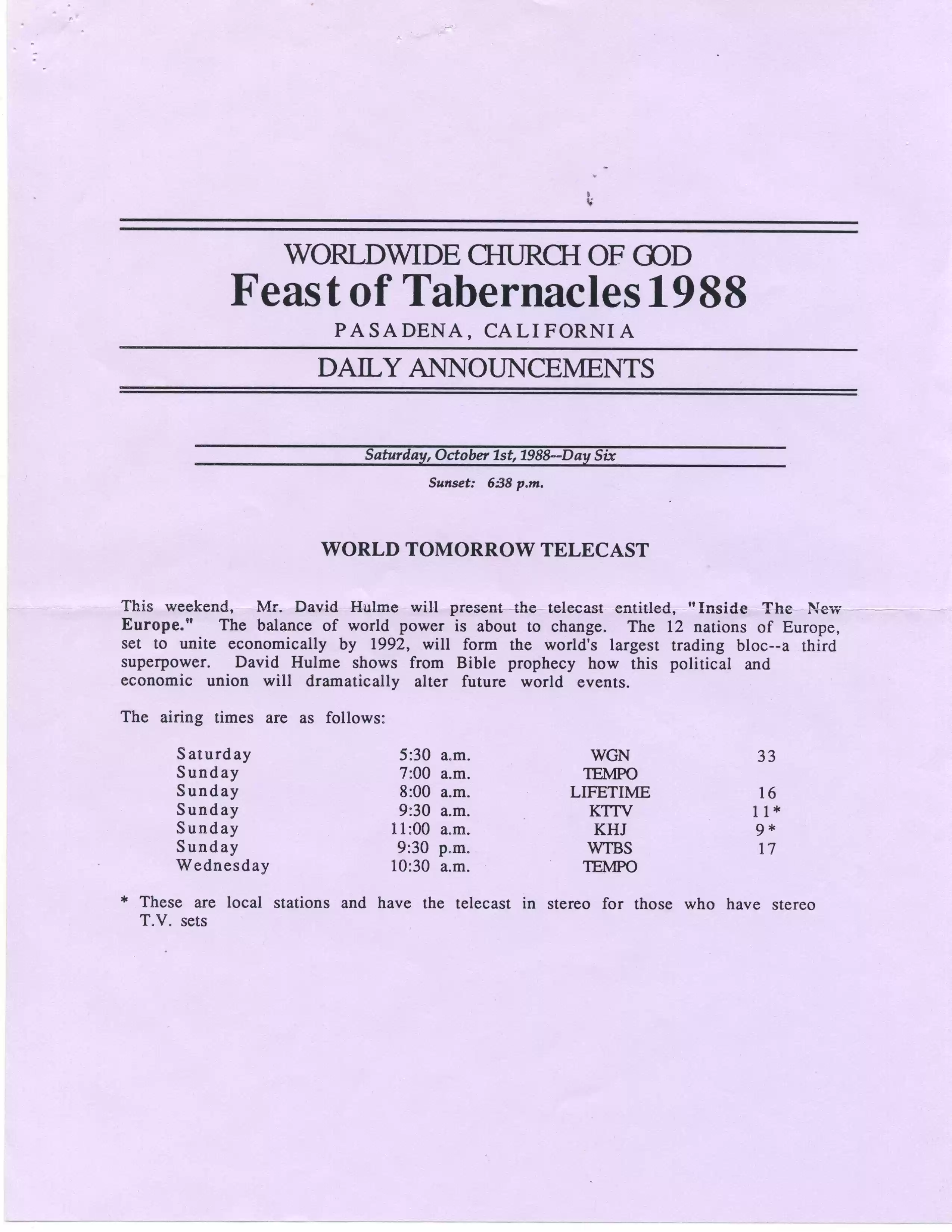 8. FT bulletin Pasadena, 10-1-88, p3